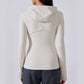 Long Sleeve Zipper Hooded Sport Jacket