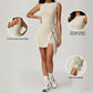 Solid Color Strap Casual Fitness Yoga Tennis Dress