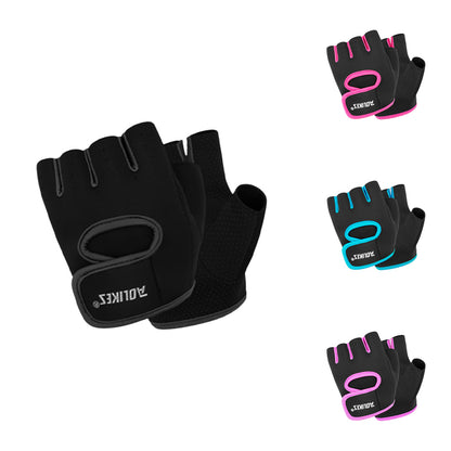 Outdoor Sports Fitness Cycling Wristband Rock Climbing Non-Slip Gloves