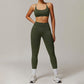 Seamless High-waisted Yoga Bra + Legging 2 Pieces Set