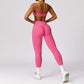 Quick-drying nude tight bra & leggings sport sets