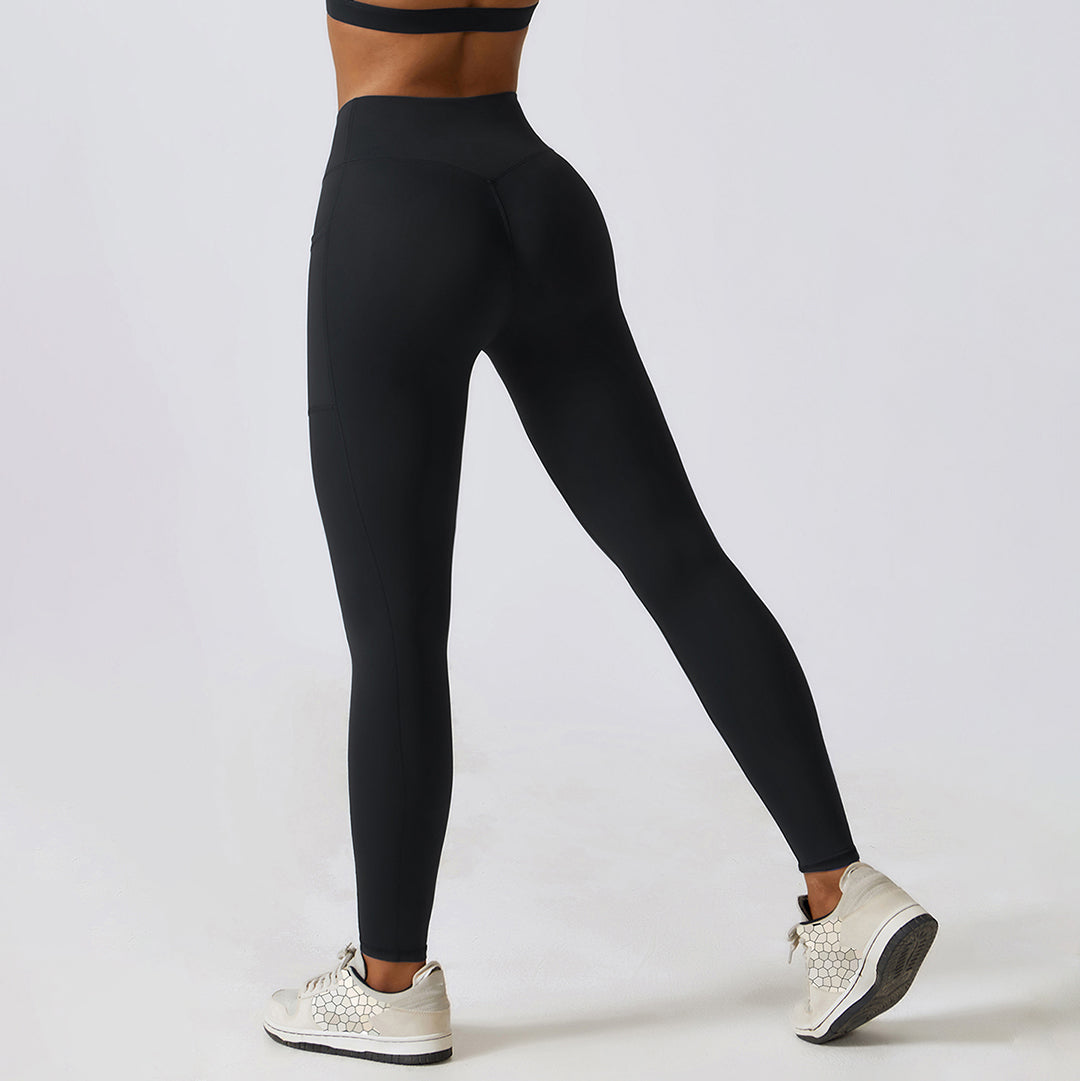 Leggings de yoga taille haute pour sports serrés