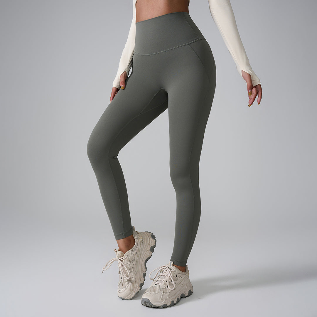 High-rise hip-lifted gym sport leggings