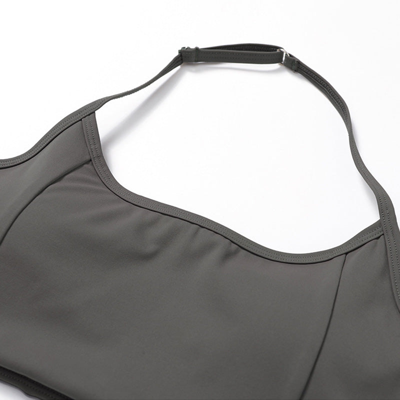 Quick-Dry Thin Straps Halter Sports Bra