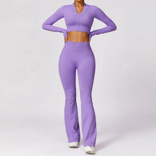 Fitness sports long sleeve long pants sets