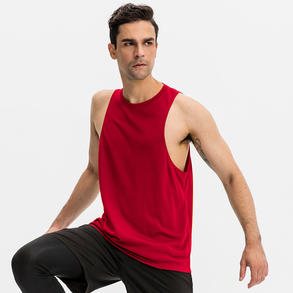 Men's casual fitness basketball sleeveless top