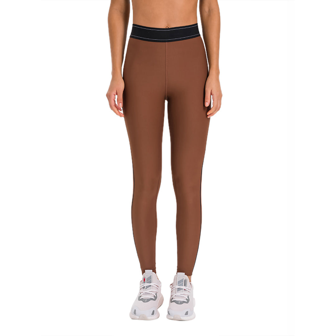 Leggings de sport à finitions unies