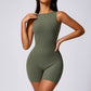 Ultra Soft Quick Dry Backless Short Length Jumpsuits