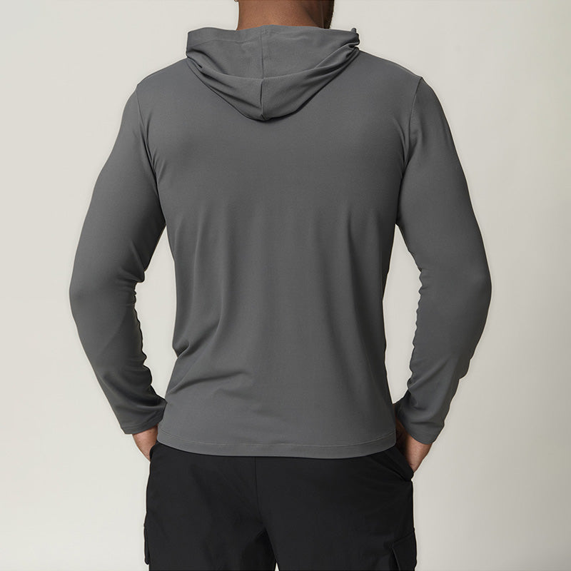 Men's Hooded Fitness Sports Citywalk Long Sleeve