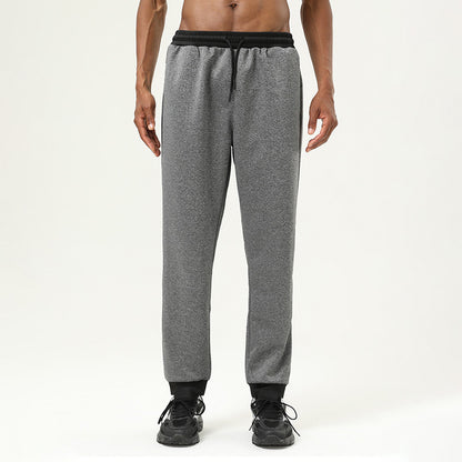 Men's casual and loose high waisted sports sweatpants