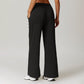 Casual And Loose High Waist Straight Leg Sports Sweatpants