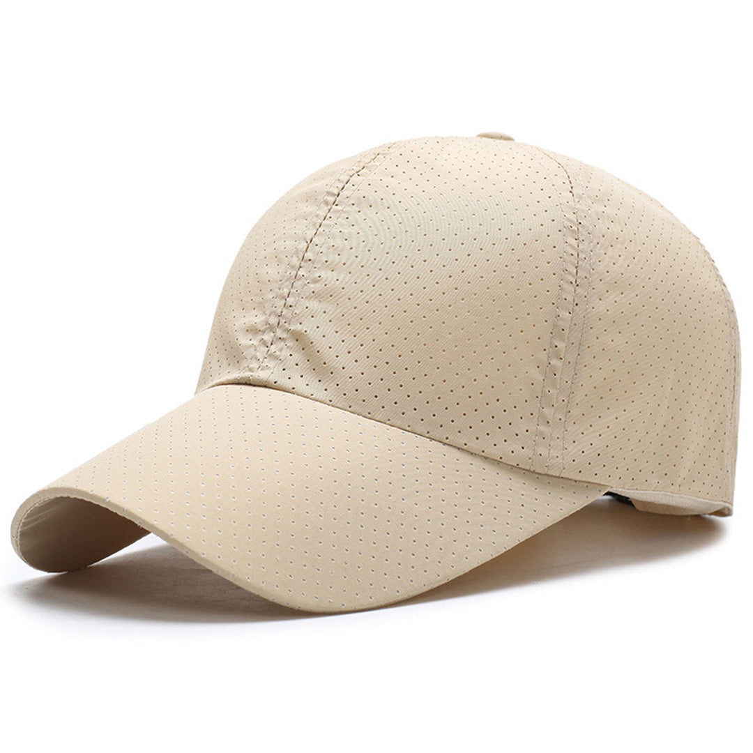 Hat Tennis Baseball Cap Sun Protection Visor Mesh Breathable Peaked Cap