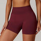 Seamless Quick-Dry High-Waisted Sport Shorts