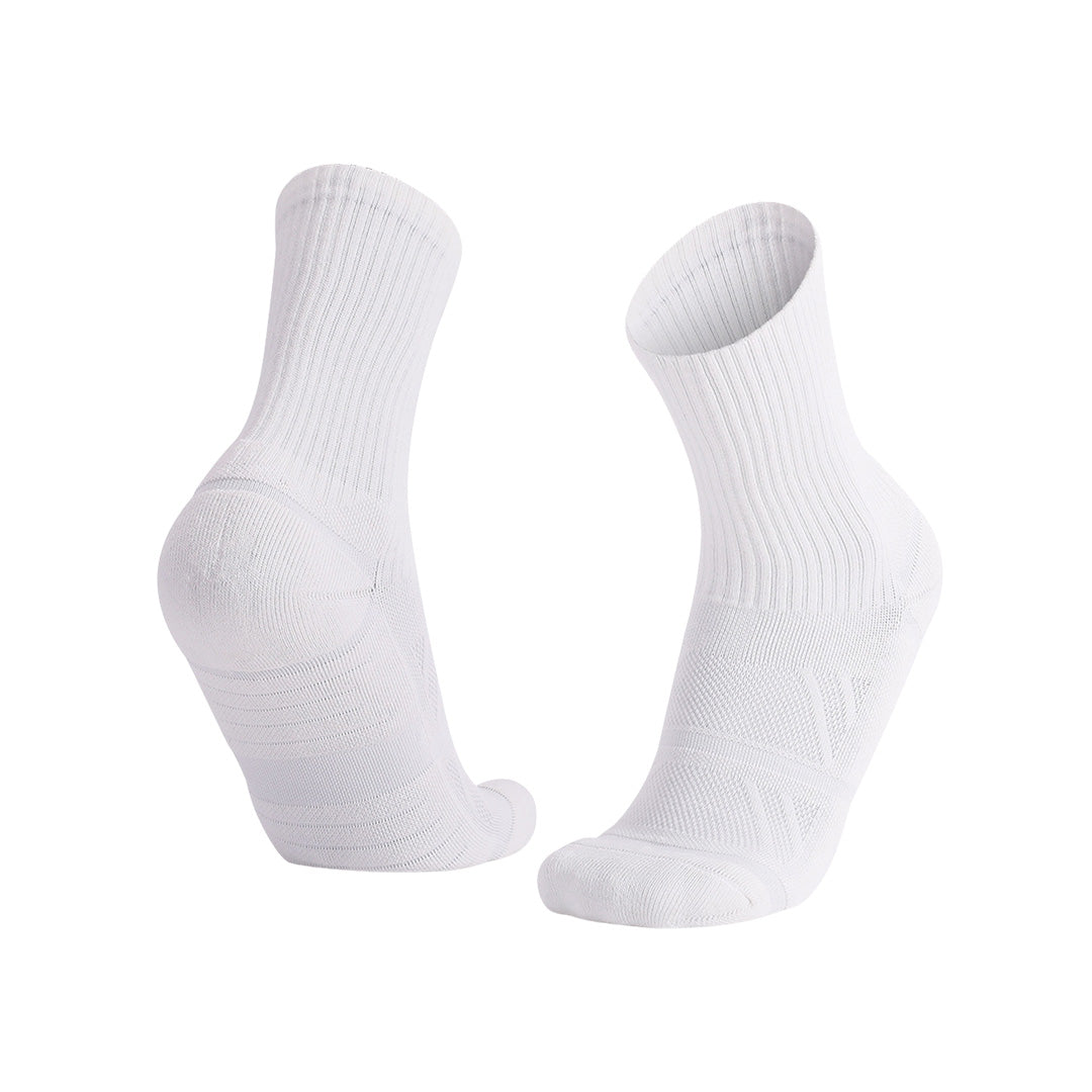 Breathable Mid-calf Basketball Football Socks