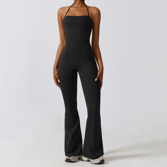 Pantalon évasé skinny taille haute à séchage rapide