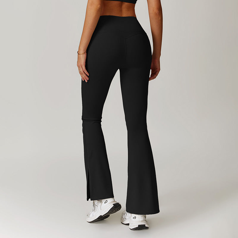 Ultra-Soft High-Waist Flared Leg Pants