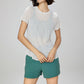 New cut-out cross-breathable short-sleeved tops