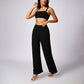 Seamless skinny bra & casual pants sport sets