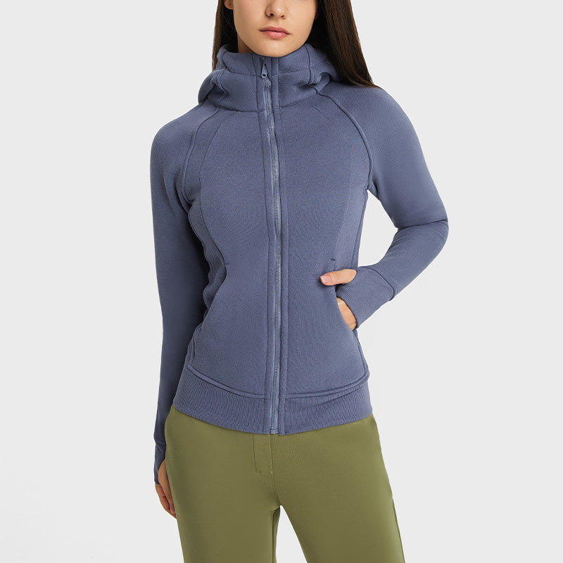 Thickened Warm Hoddie Full Zipper Outdoor Jacket