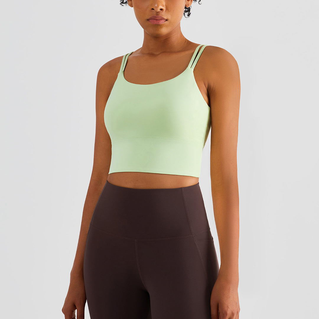 Solid Color Sports Bra