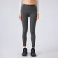 Nude sense Pilates waist and hip lift sports fitness pants