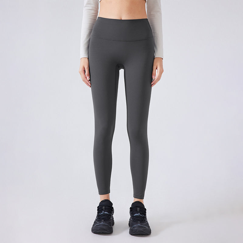 Nude sense Pilates waist and hip lift sports fitness pants