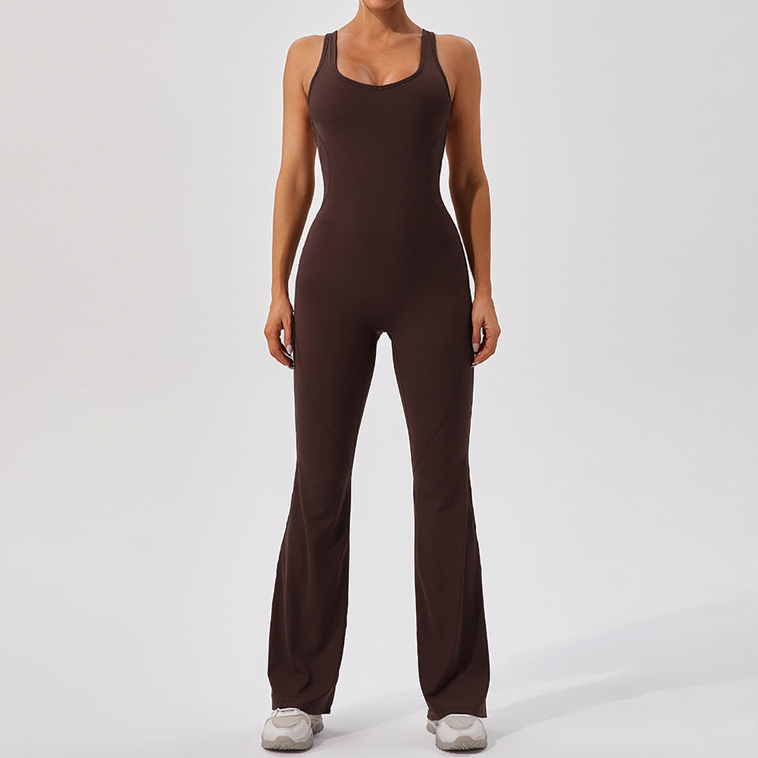 Tight-fitting dance movement yoga jumpsuits