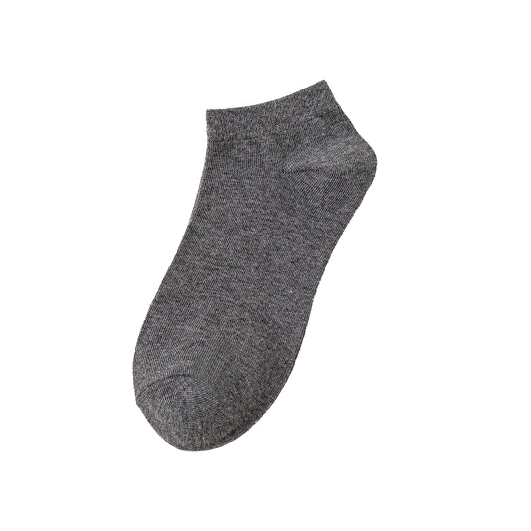 Solid Color Socks Sweat Absorbent Low Cut Casual Socks