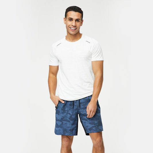 Men's summer training short-sleeved tops