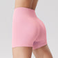 Seamless High-waisted Running Shorts