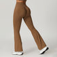 Tight fit seamless yoga bell bottoms pants