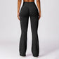 Tight fit seamless yoga bell bottoms pants