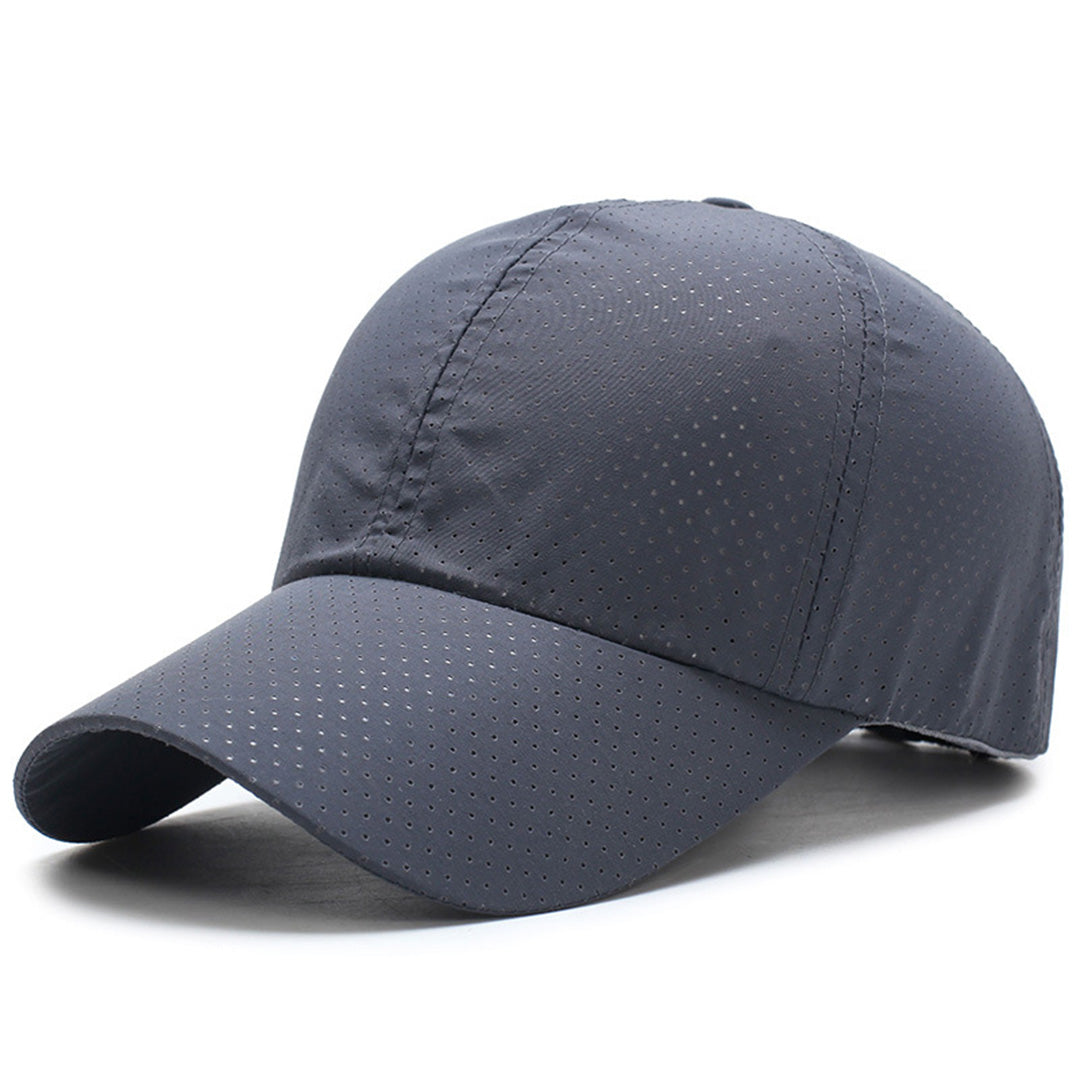 Hat Tennis Baseball Cap Sun Protection Visor Mesh Breathable Peaked Cap