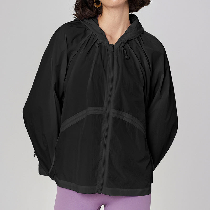 Windproof lightweight long-sleeved sports top