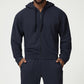 Men's zipper front Hooded Fitness Sports Citywalk Sweatshirt