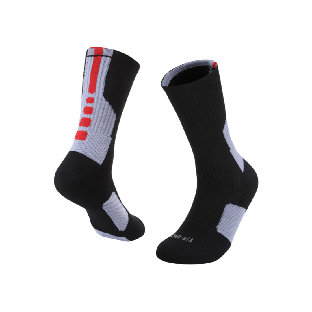 Mid-Calf Sweat-Absorbent Basketball Socks