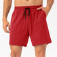 Men's drawstring loose sports shorts