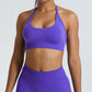 Seamless Quick-Dry Halter U Neck Gym Bra