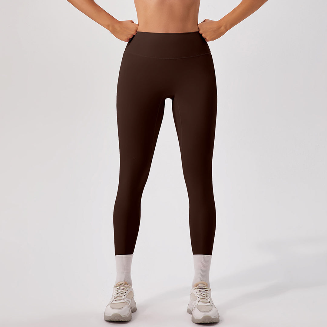 Quick-drying high-rise athletic leggings