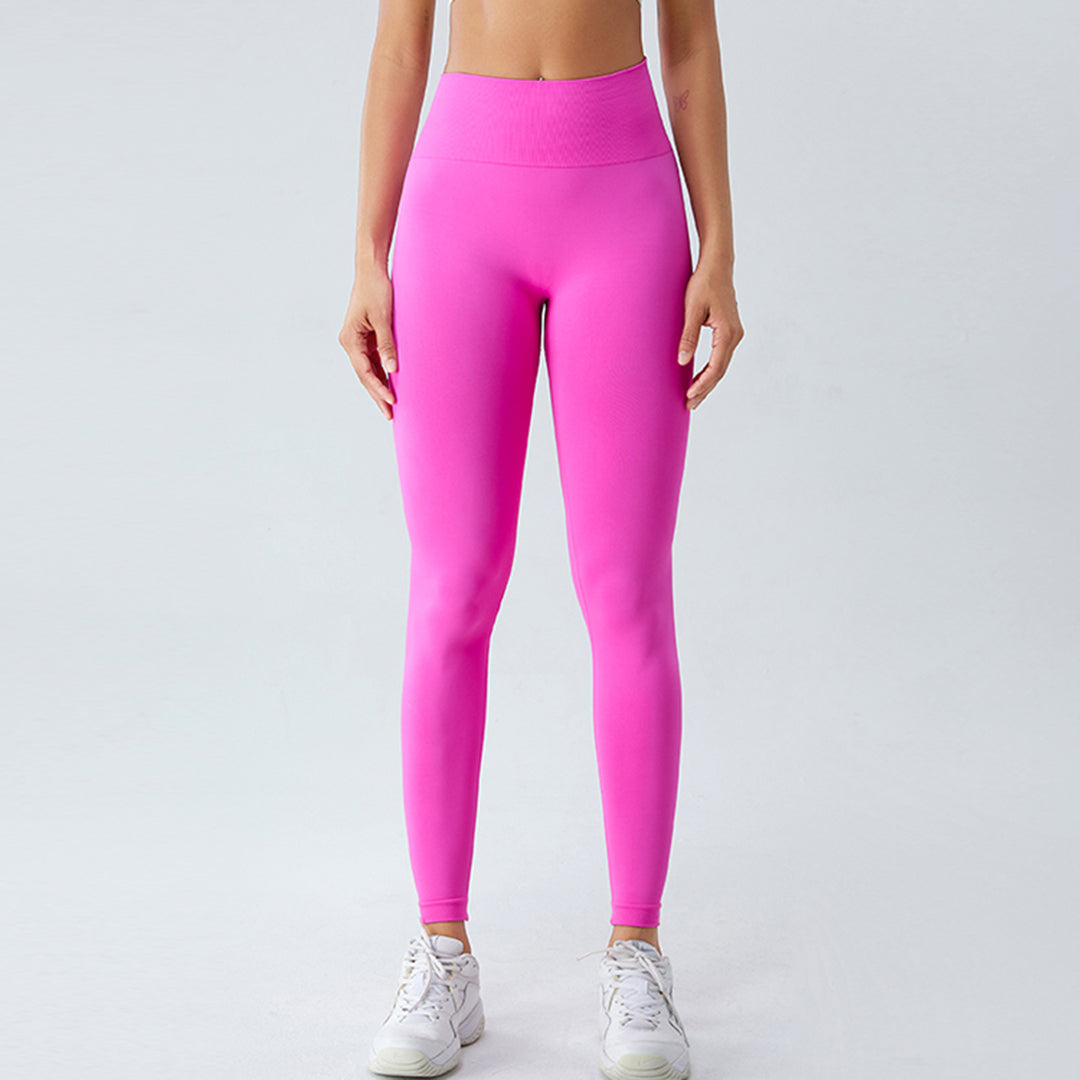 Hip-lifted high-rise yoga pants