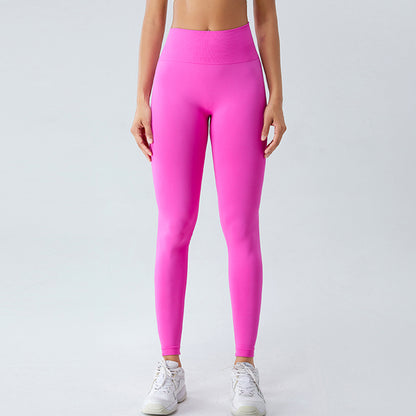 Hip-lifted high-rise yoga pants