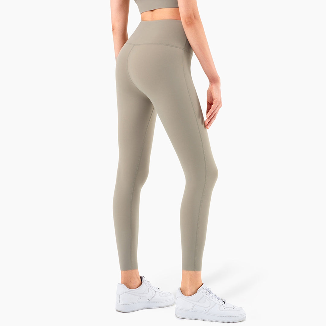 Legging de sport de couleur unie