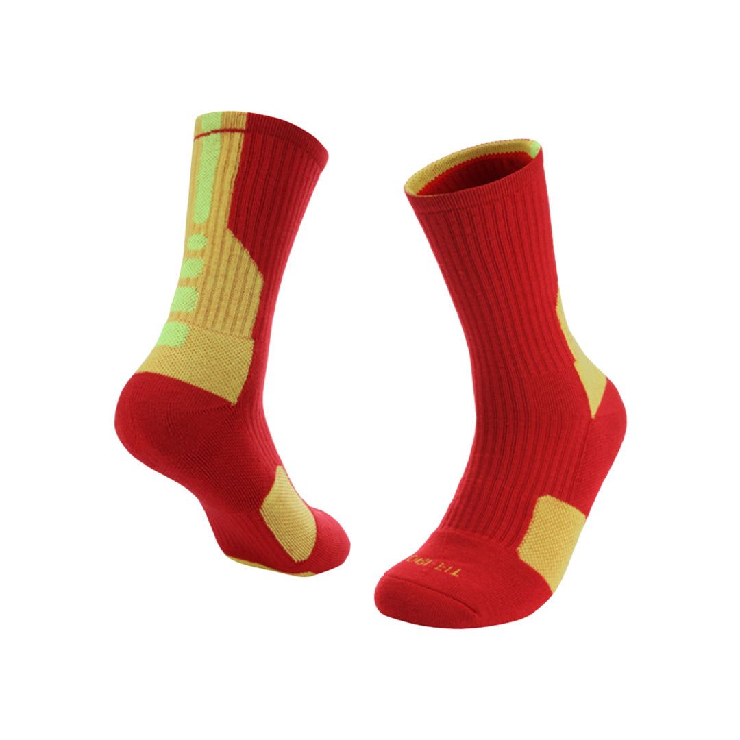 Mid-Calf Sweat-Absorbent Basketball Socks