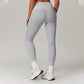 High waisted tight fitting spliced yoga leggings