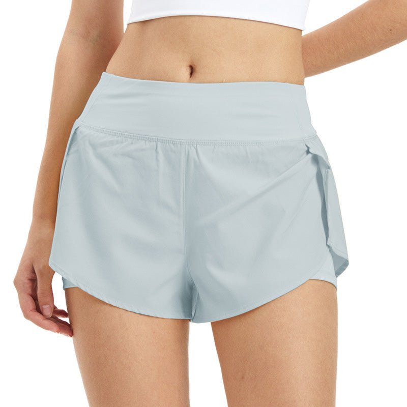 Ultra-Soft Quick-Dry Two Fake Pieces Sports Shorts