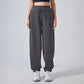 Autumn and winter velvet warm leg-fitting casual sweatpants