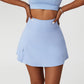 Ultra-soft Breathable High Waist Slit Sports Mini Skirts