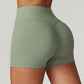 Breathable High-Waisted Quick-Dry Yoga Shorts