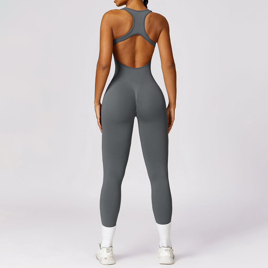 Beautiful back seamless yoga jumpsuit