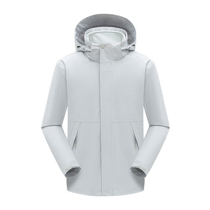 Breathable Removable Hooded Outdoor Windproof Jacket